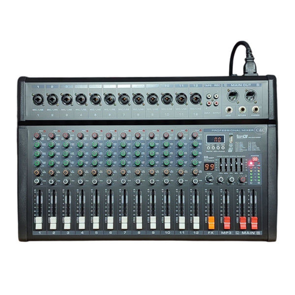 PRO DJ PM120S-99DS CONSOLA ANALOGA 12 CANALES
