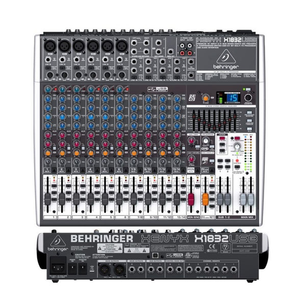 BEHRINGER XENYX X1832USB CONSOLA 18 CANALES