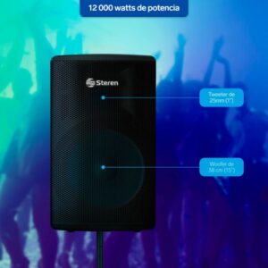 BAF-15900BT Parlante de 15" 12,000 W PMPO profesional Bluetooth - Image 4