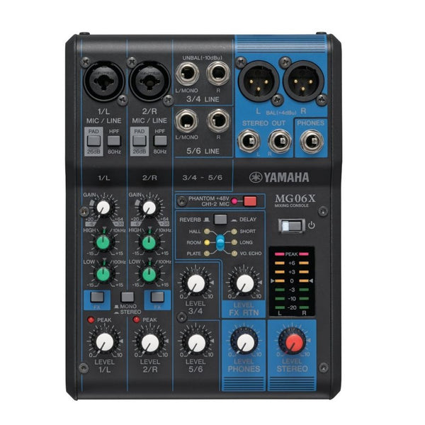 Mezclador Yamaha MG06X