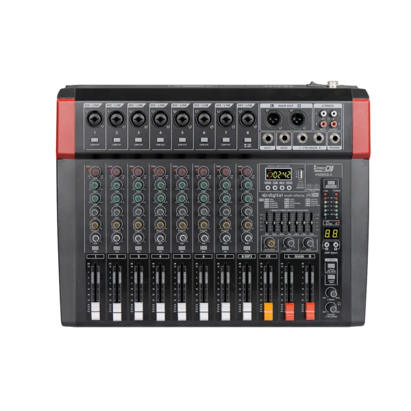 Mezclador profesional de 8 canales PRO DJ PM80S-II