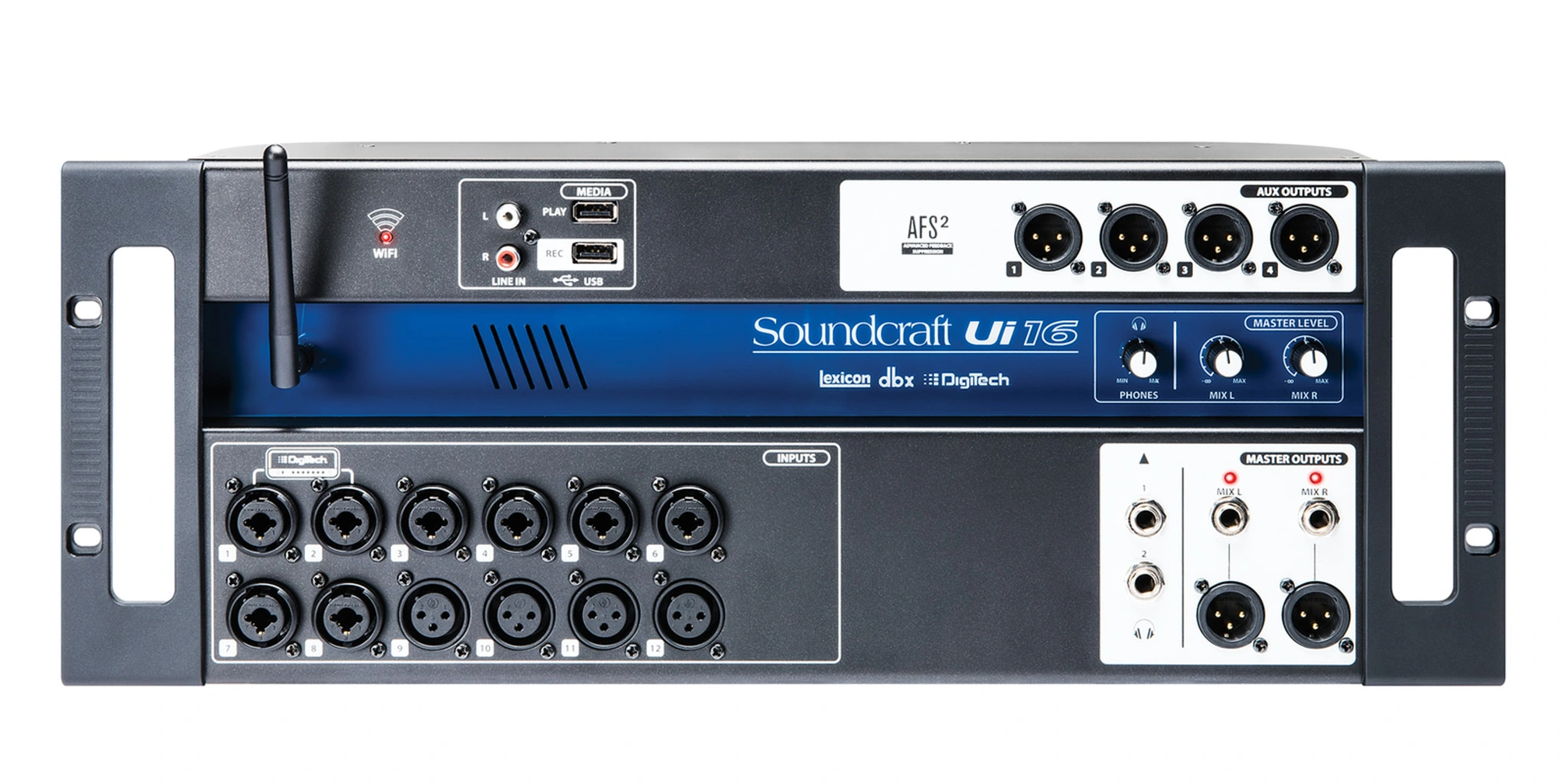 Consola mezcladora digital de 16 canales Soundcraft Ui16: imagen 1
