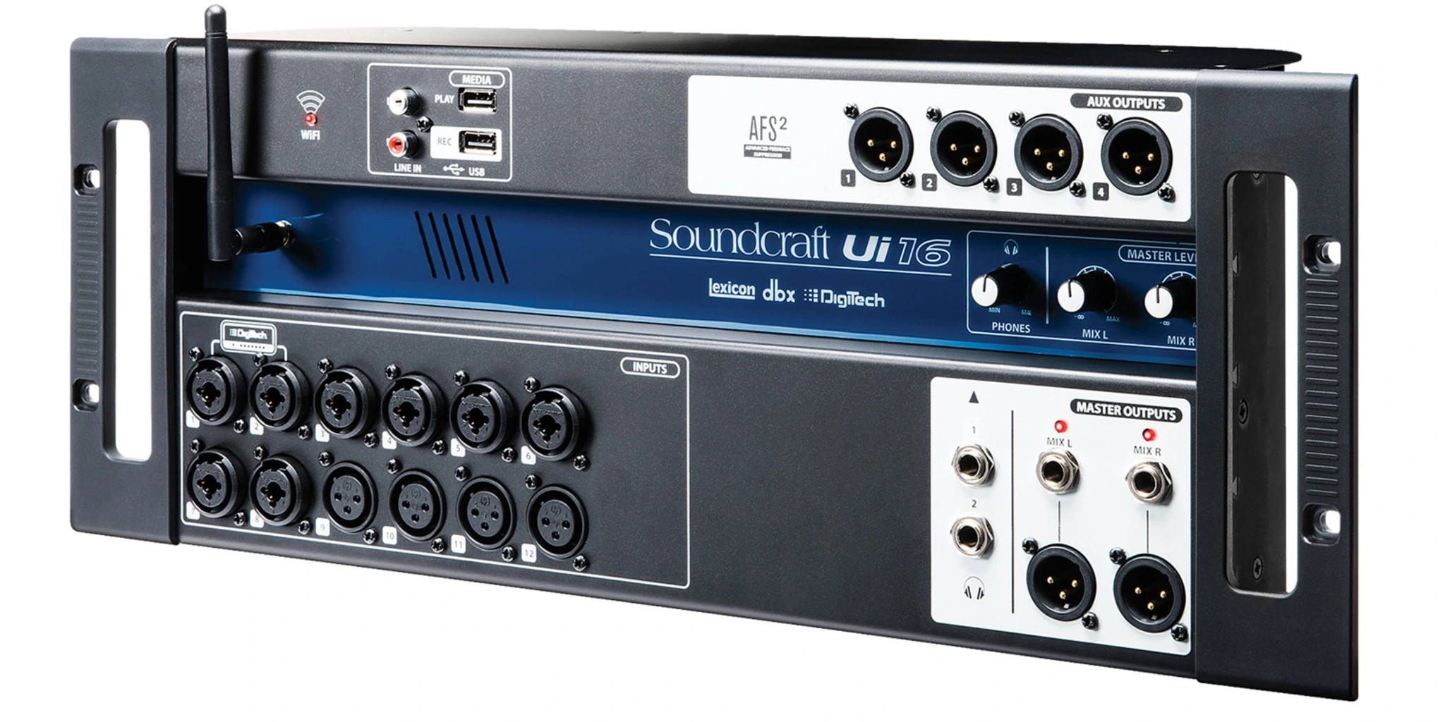 Consola mezcladora digital de 16 canales Soundcraft Ui16: imagen 2